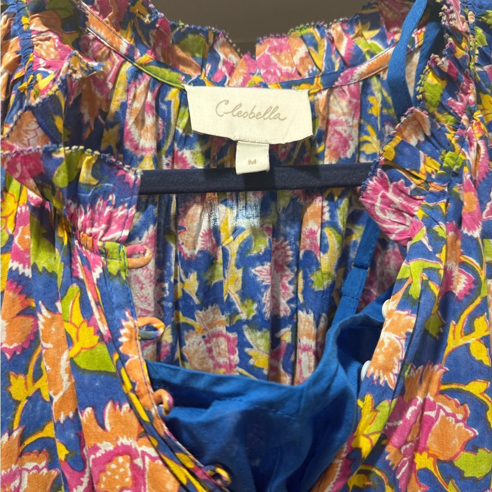 Cleobella Hilo Kaftan Dress Tahiti Block Print - Picture 3 of 3